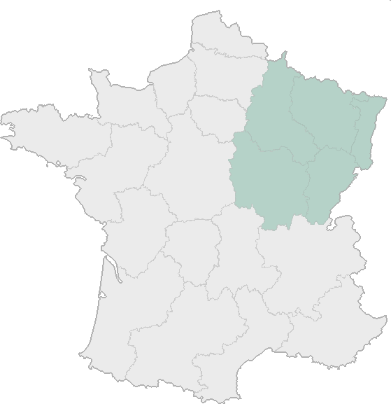 Carte des régions
