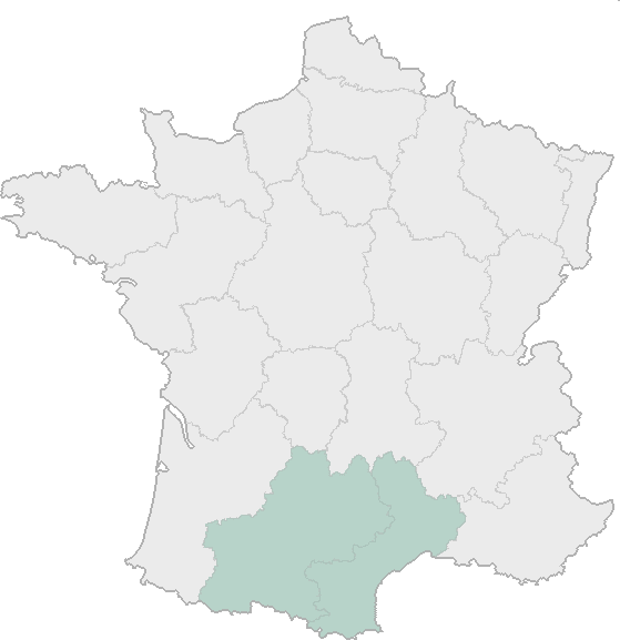 Carte des régions