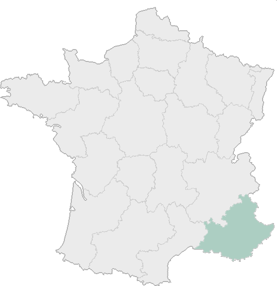 Carte des régions